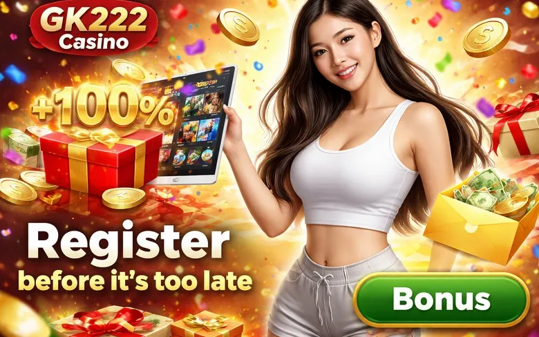 GK222 bonus and promo page banner